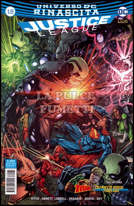 JUSTICE LEAGUE #    73 - JUSTICE LEAGUE 15 - RINASCITA